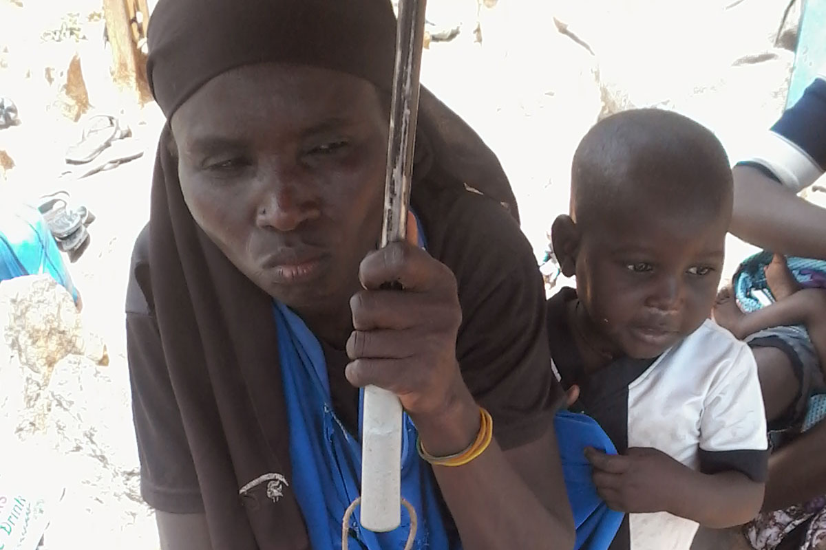 Woman and child – Credit: Aishat and Sule