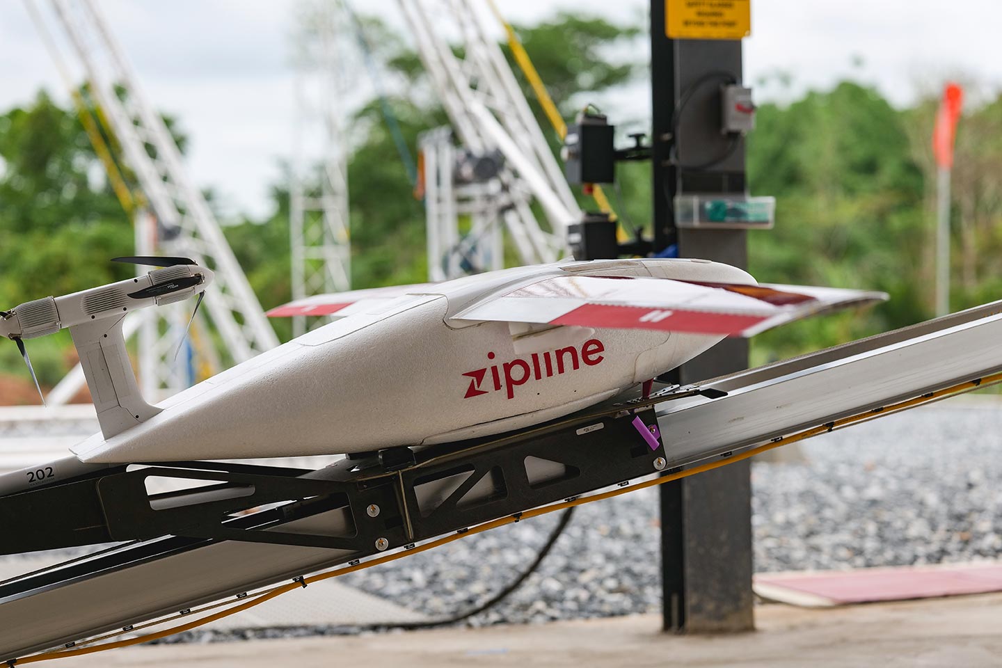 Zipline clearance vaccine delivery