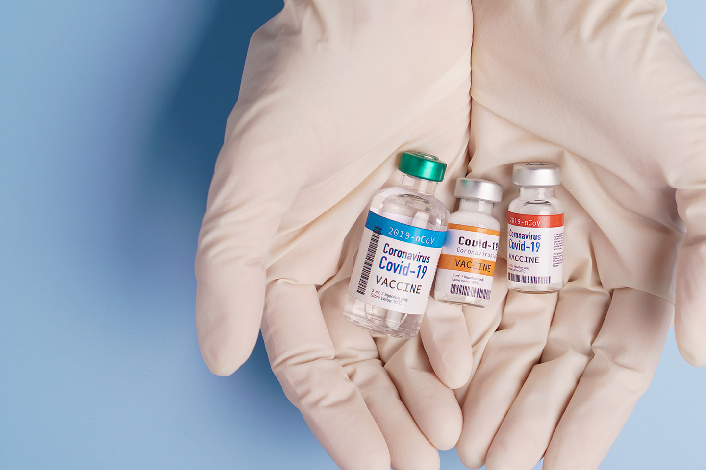 COVID-19 Vaccines for developing country concept.