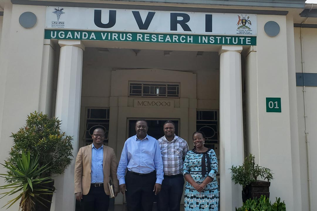 The scientists at UVRI. Credit: Esther Nakkazi