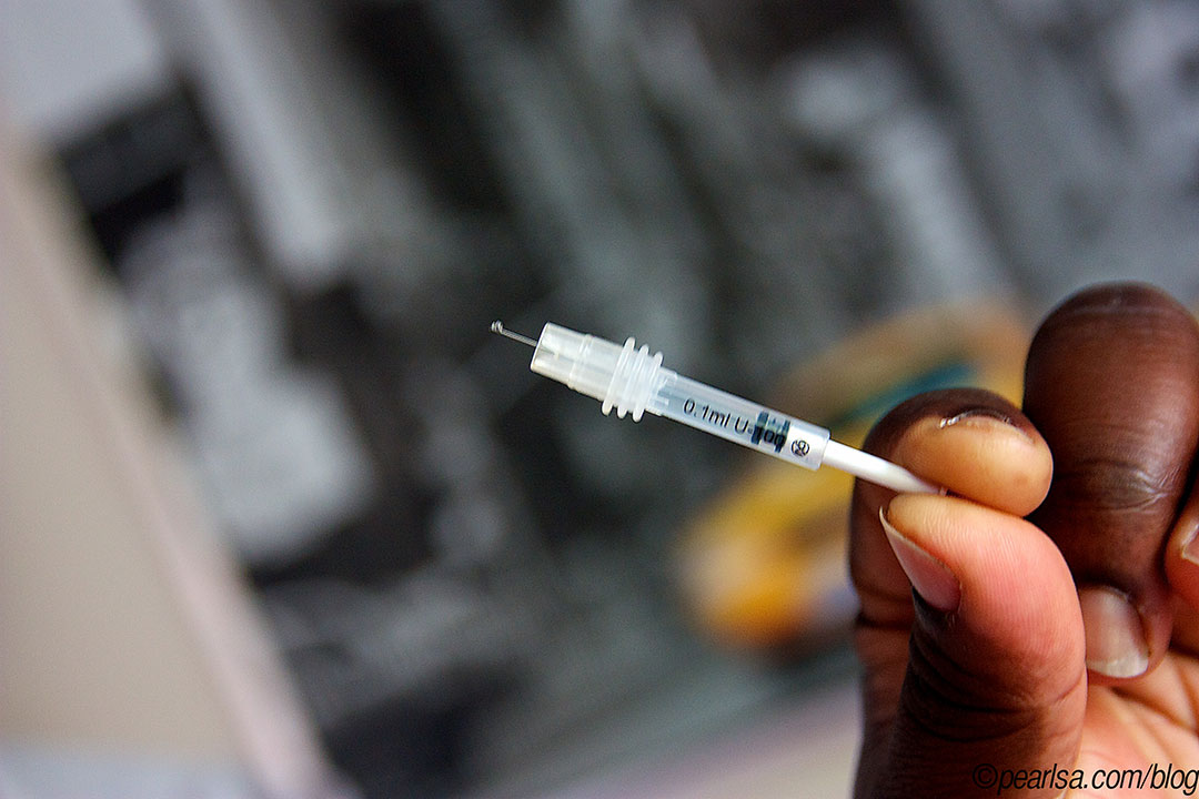 A very tiny insulin syringe. Copyright: Pearlsa, (CC BY-NC 2.0)