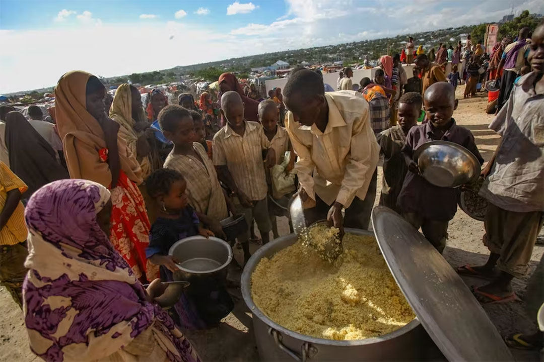Experts are warning that millions of people are at risk as a famine hits Somalia. Mehmet ali poyraz/Shutterstock
