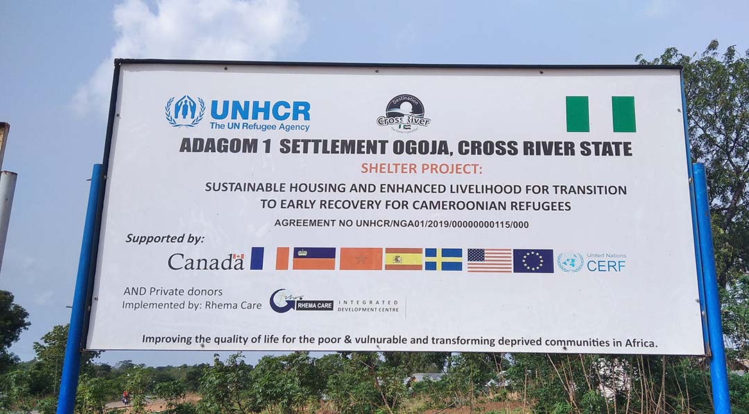 Adagom 1 refugee camp. Photo Credit: Ijeoma Ukazu