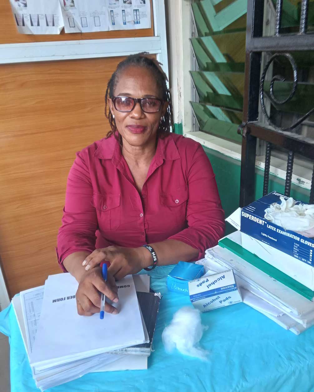 Mrs Chika Nnoruka, the Mentor Mother at Palm Avenue Primary Health Care Centre, Mushin. Photo Credit: Ijeoma Ukazu