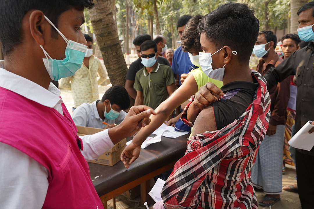 An army of health workers staffing tens of thousands of vaccination booths inoculated 12 million Bangladeshis during the three-day late February campaign.