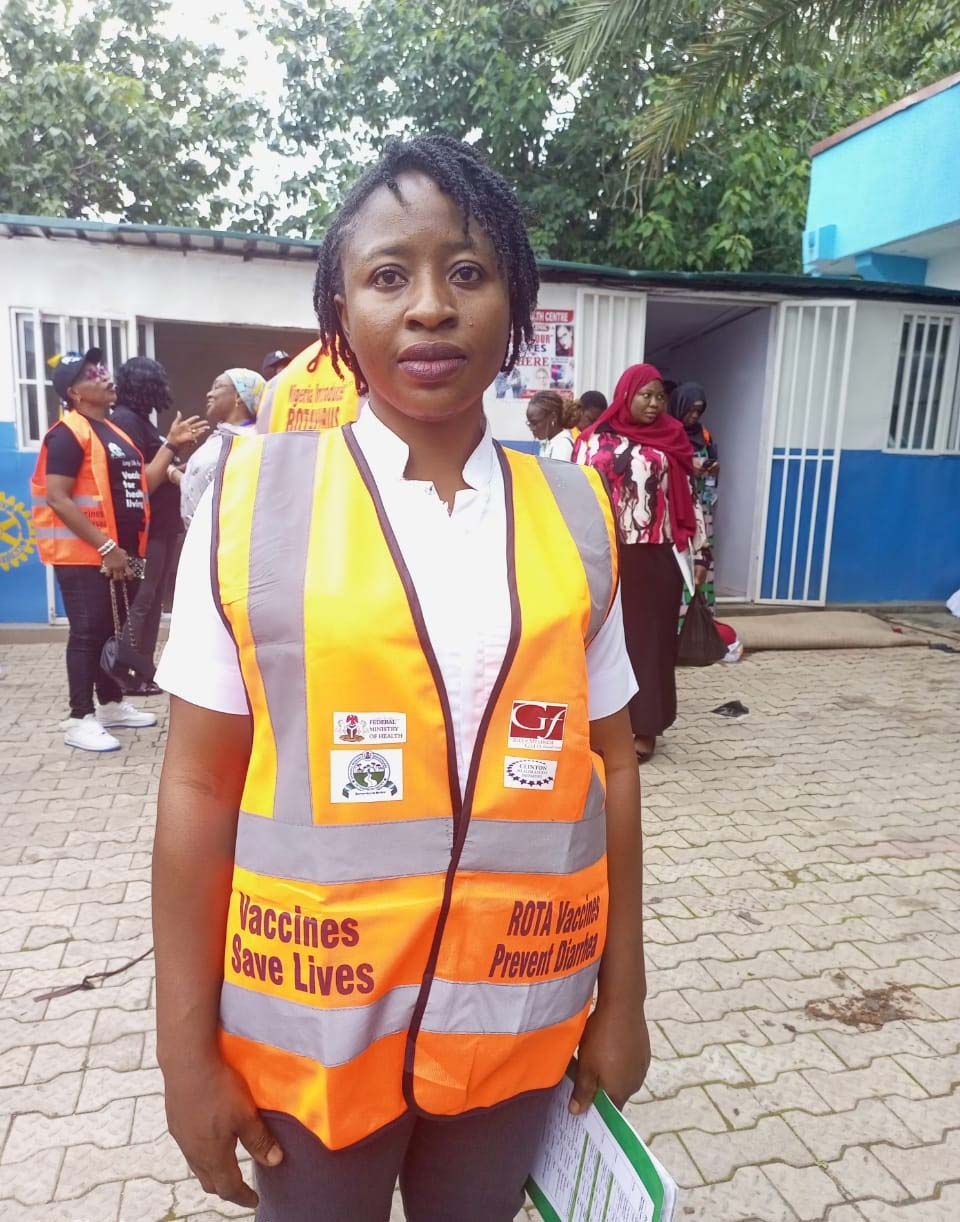 Agwu Deborah, a Community Health Worker at a Family Health Clinic, Abuja Photo credit: Ijeoma Ukazu