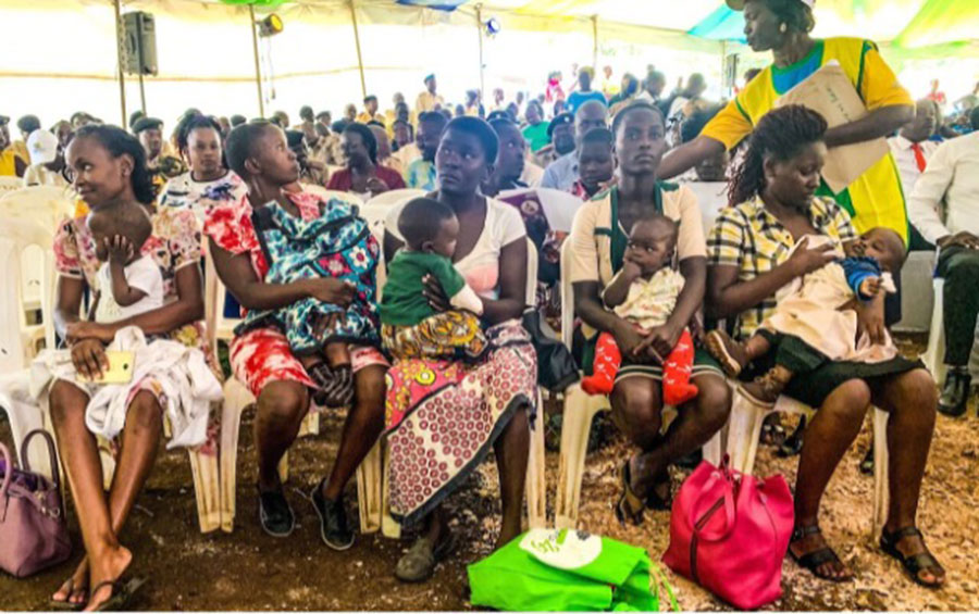 County take their children for malaria vaccination. Credit: Cyrus Michino