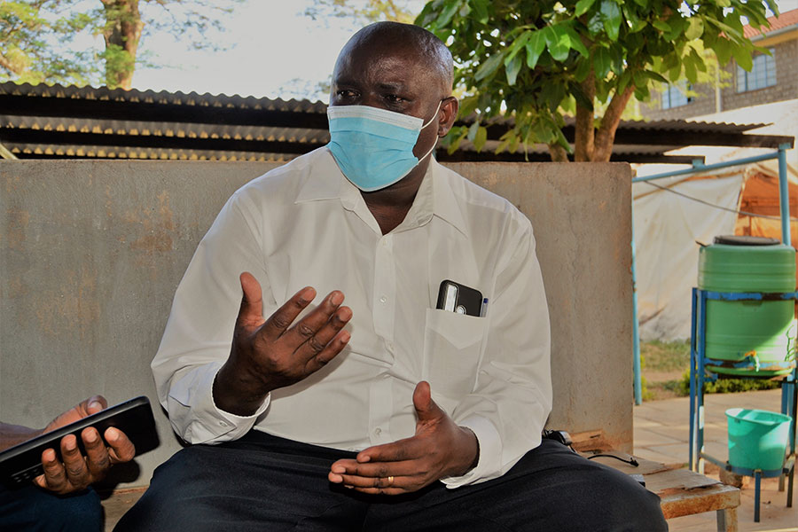 Wilfred Kirimi, head of the new born unit at Kitui County Referral Hospital