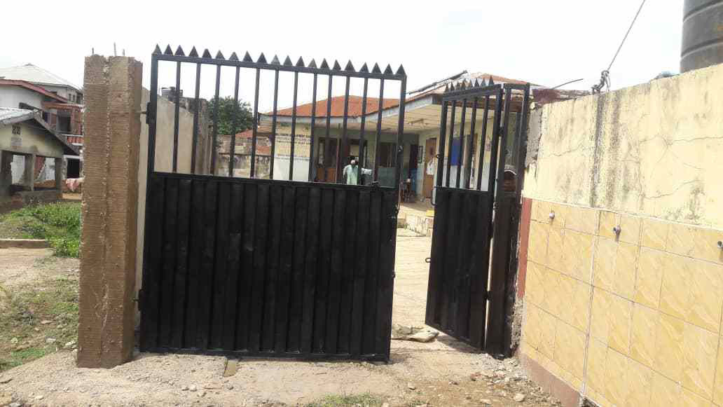The fixed gate at Bode PHC. Credit: Royal Ibeh