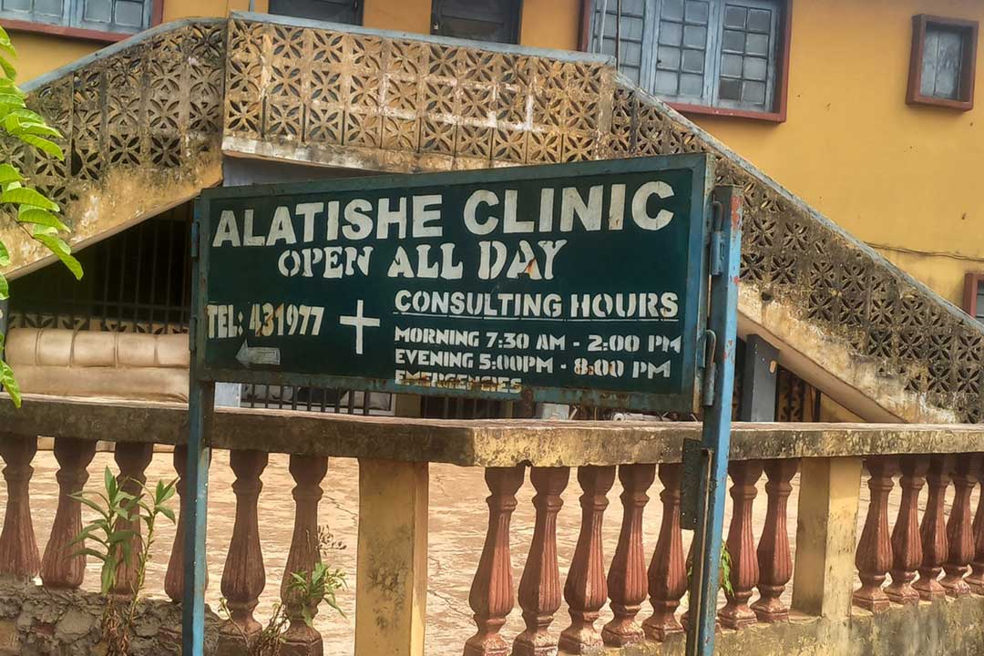Alatise Clinic. Credit: Afeez Bolaji