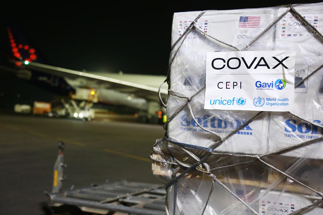 COVAX vaccine delivery. Credit: © UNICEF/UN0579046/Kanobana