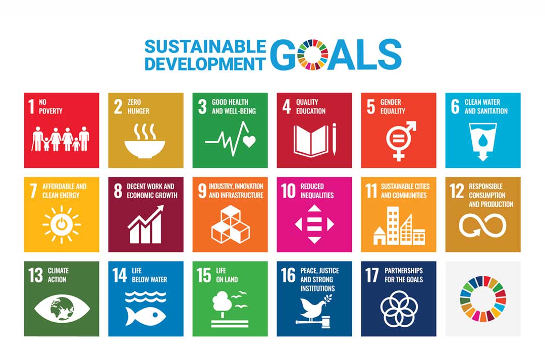 Sustainable development goals poster. Credit: UN
