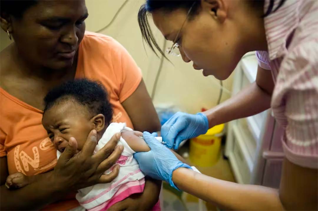 In many developing countries TB vaccination for children after birth is mandatory. Credit: Paul Kane/Getty Images