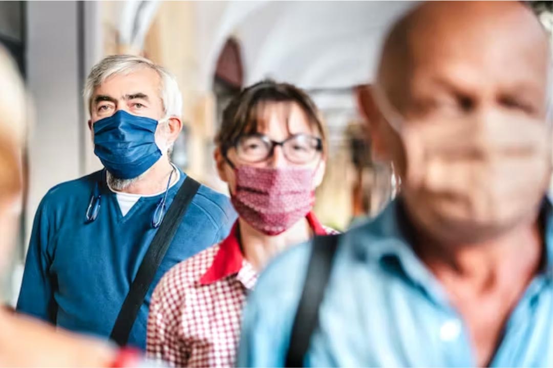 People wearing face masks. Credit View Apart/Shutterstock
