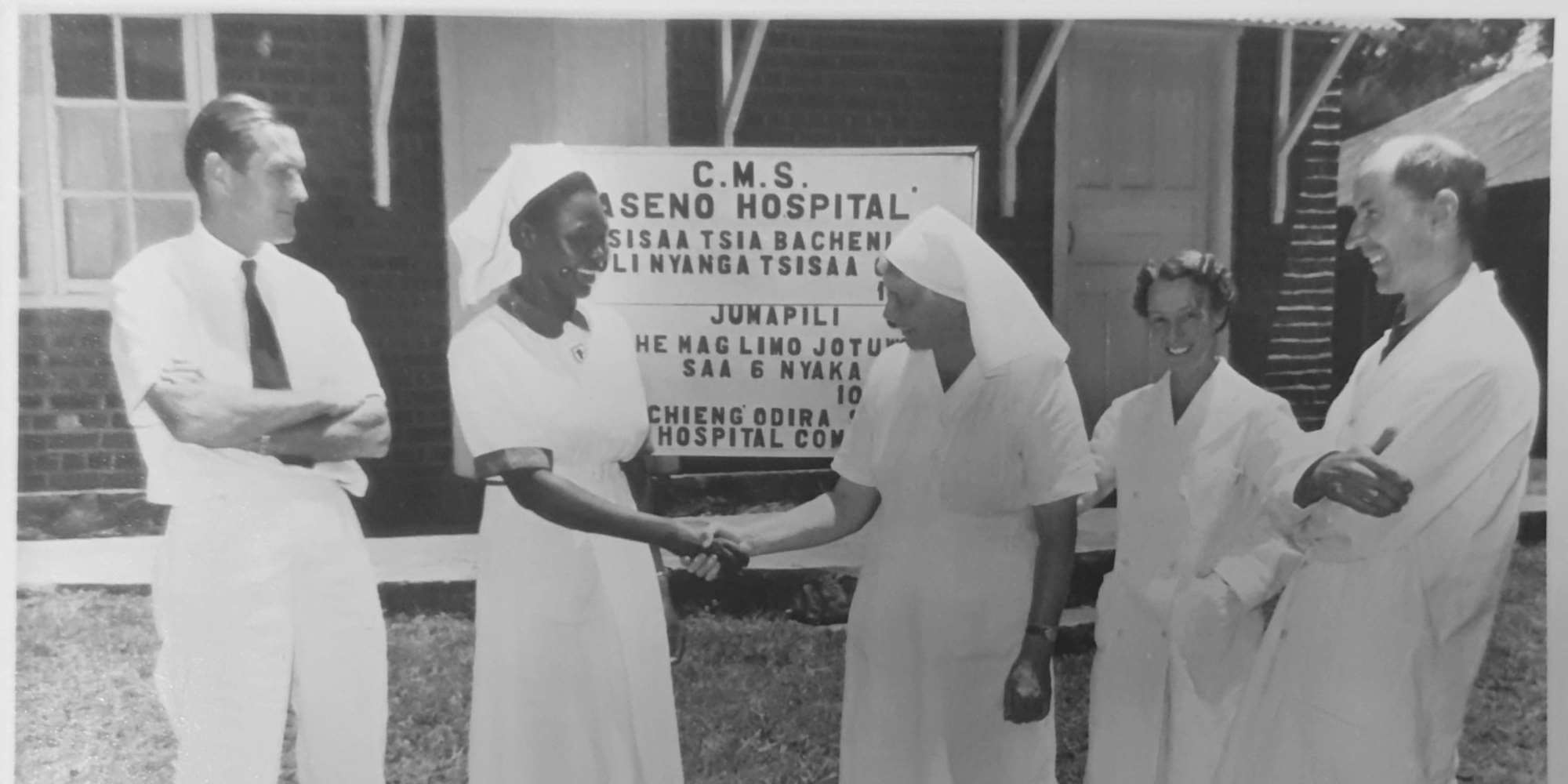 L'hôpital de Maseno pendant la colonisation. Crédit : Archives Nationales de Nairobi