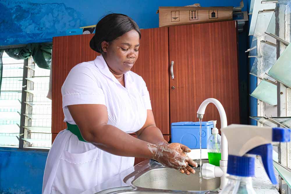 Nurse Joana Odei. Credit: Rodney Quarcoo