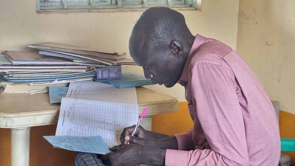 Ahoc-Thon taking immunization records. Credit: Winnie Cirino
