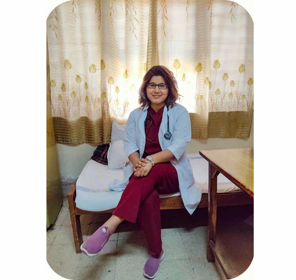 Dr. Samikshya Malla, a medical officer at Jajarkot district hospital, Khalanga. Credit: Chhatra Karki