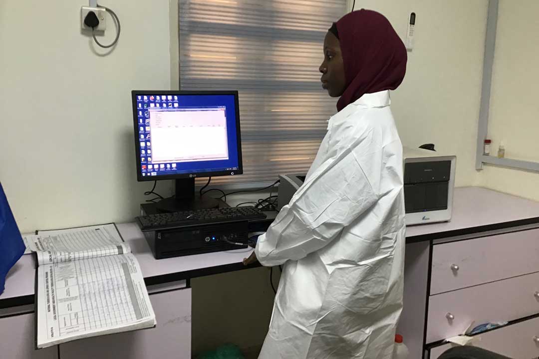 The GeneXpert machine is a specialist tool for rapid TB diagnosis. Credit: Chioma Obinna