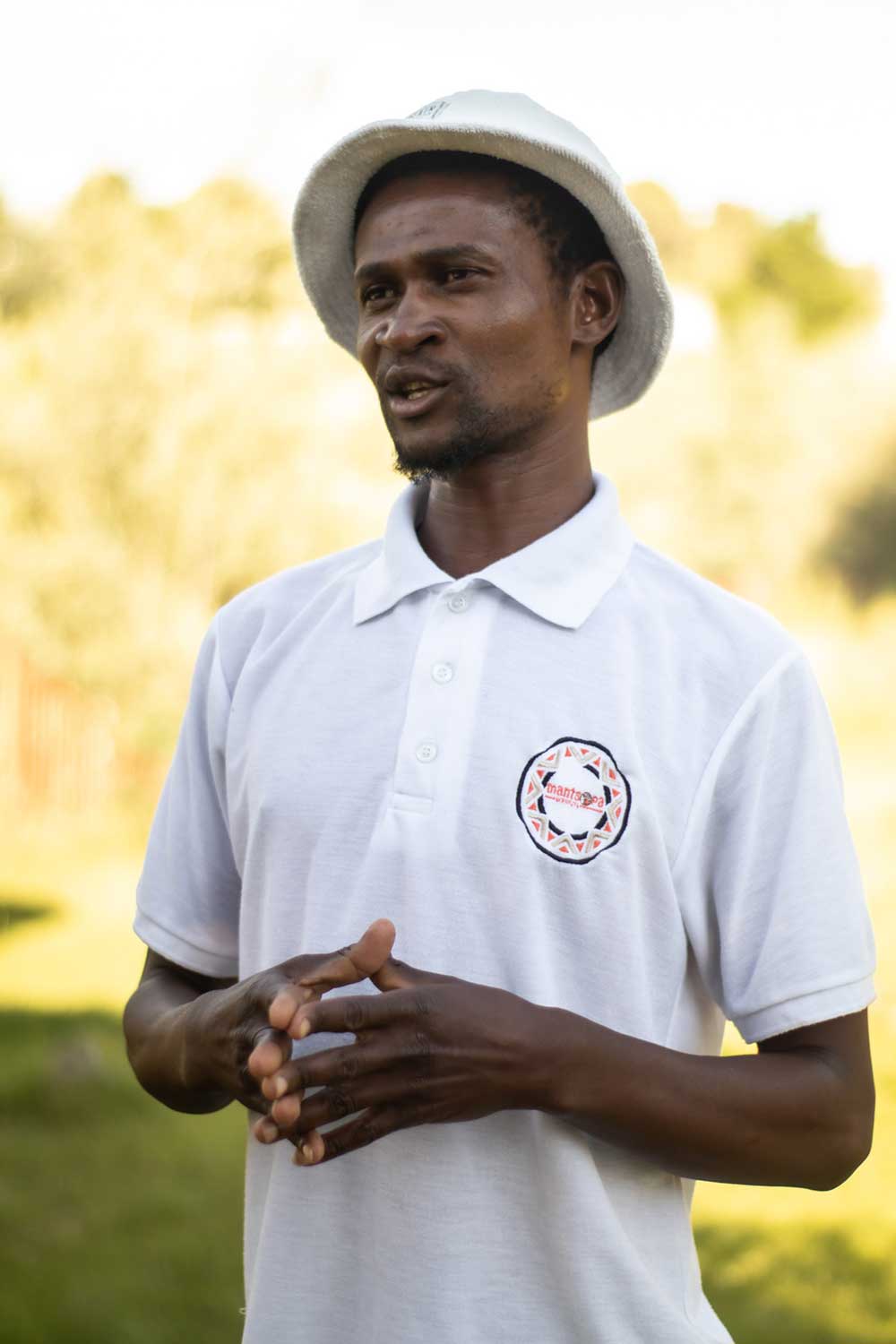 32-year-old Leribe mobiliser Leeto Rantai says his father inspired him to serve the community in programmes such as this one. Credit: Mosoeu Maliehe