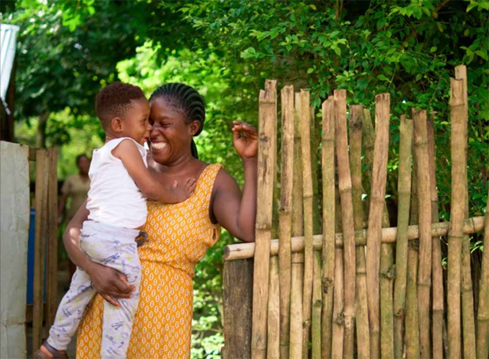 Ruby Duro and her son Cypher