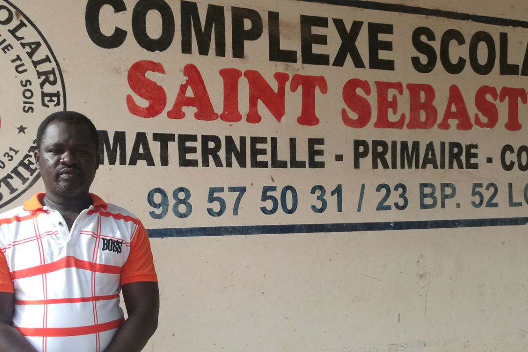 Ekoh Dzedu Kokou, directeur du complexe privé laïc St Sébastian. Crédit : Nephthali Ledy