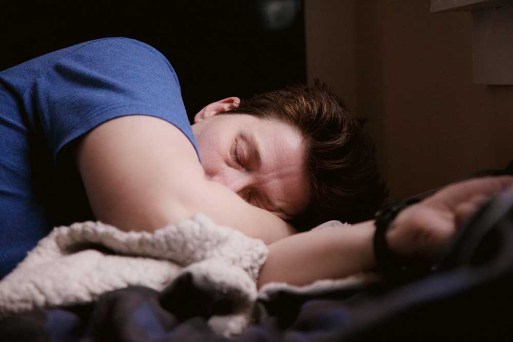 Sleeping man