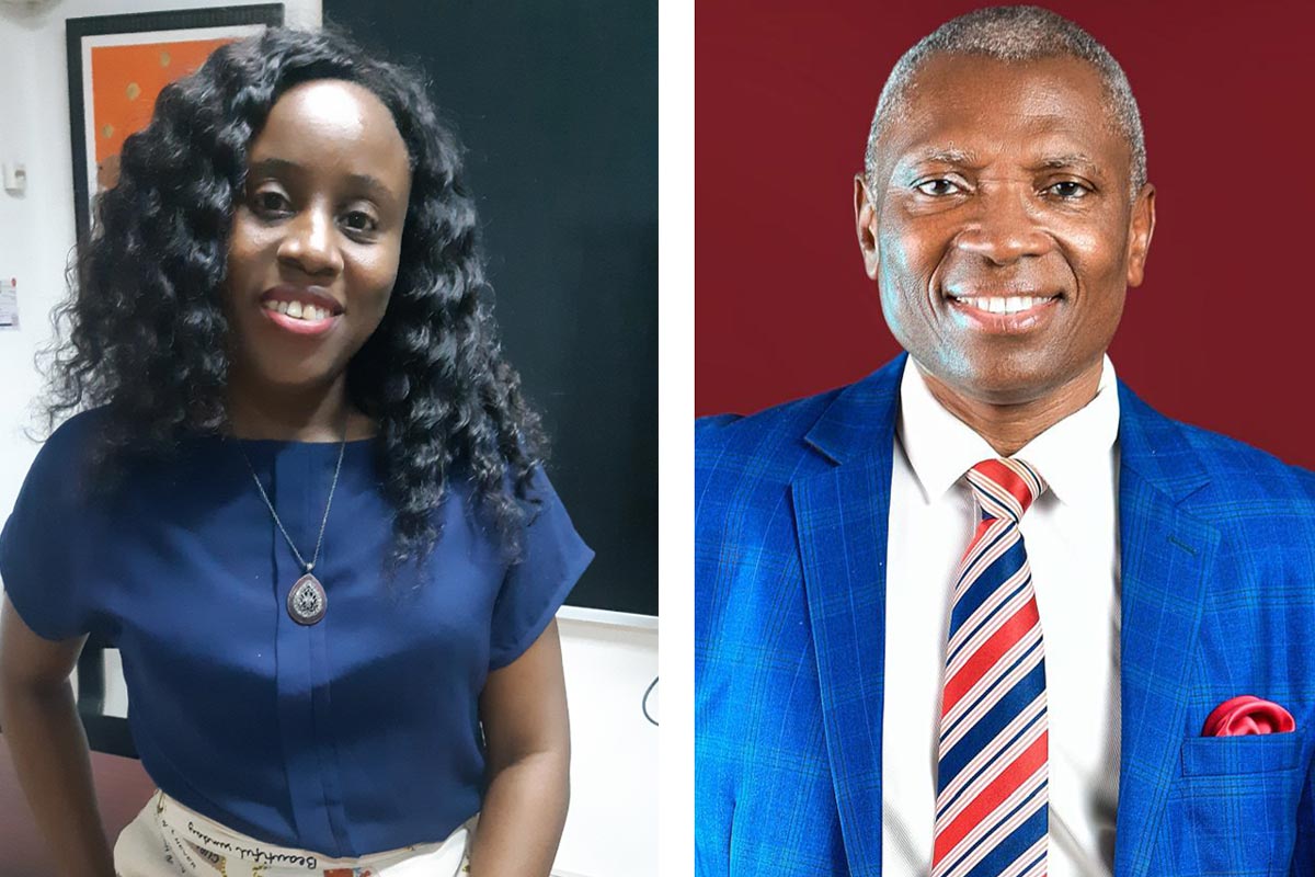 Maureen Nwachi, advocate and genetic counsellor (left) and Debo Adeyewa, Professor of Meteorology and Climate Science and Director of the Doctoral Research Programme in West African Climate Systems at the Federal University of Technology Akure in Ondo State. Photos courtesy of subject