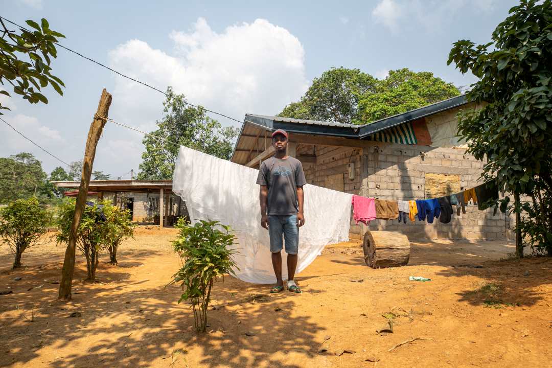 Joel, baker in Cameroon.