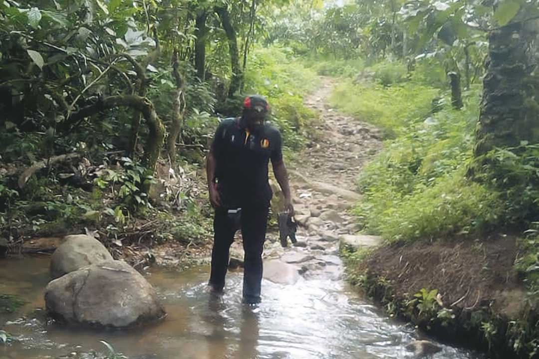 Cameroon health worker Alain Dakam. Credit: The Geneva Learning Foundation