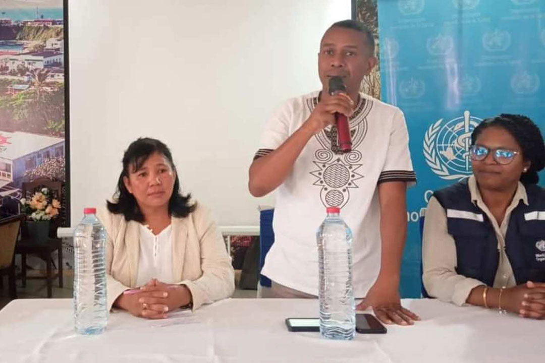 Dr Tsivahiny Paubert, directeur du PEV de Madagascar. Crédit : DRSP Anôsy