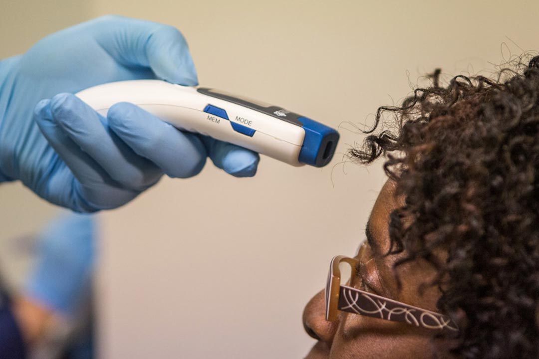 Enhanced Ebola screening. Researchers at the University of Zambia and Hokkaido University, Japan, have designed a kit to detect the Ebola virus within minutes. Copyright: Josh Denmark / Official DHS/CBP, (Public Domain).