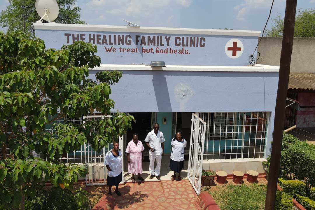 Clinics in remote areas like this one in Chakohwa are taking advantage of Starlink to improve telehealth. Credit: Farai Shawn Matiashe