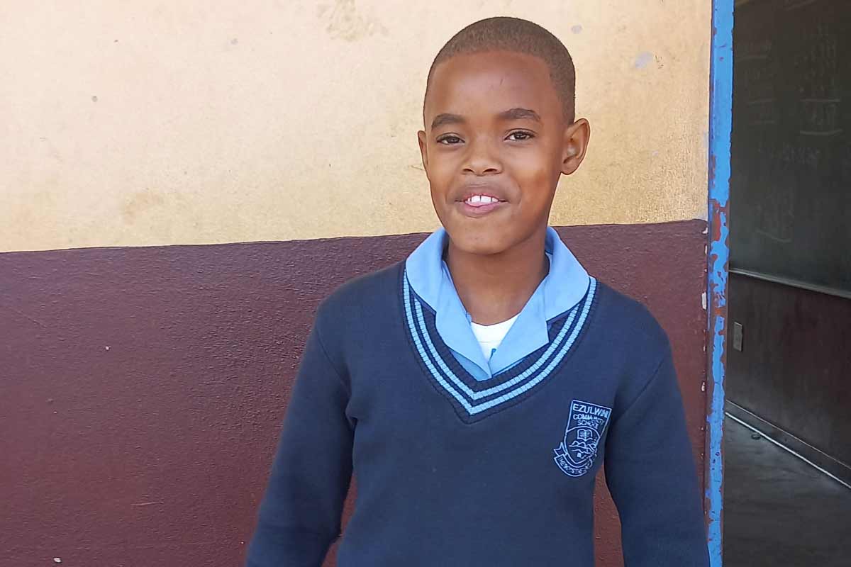 Lenhle Mabundza from Ezulwini Community School, excited that she took the HPV vaccine. Credit: Nonduduzo Kunene