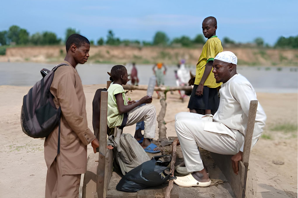 CHAN team en route to Awaisari community to conduct immunisation sessions.