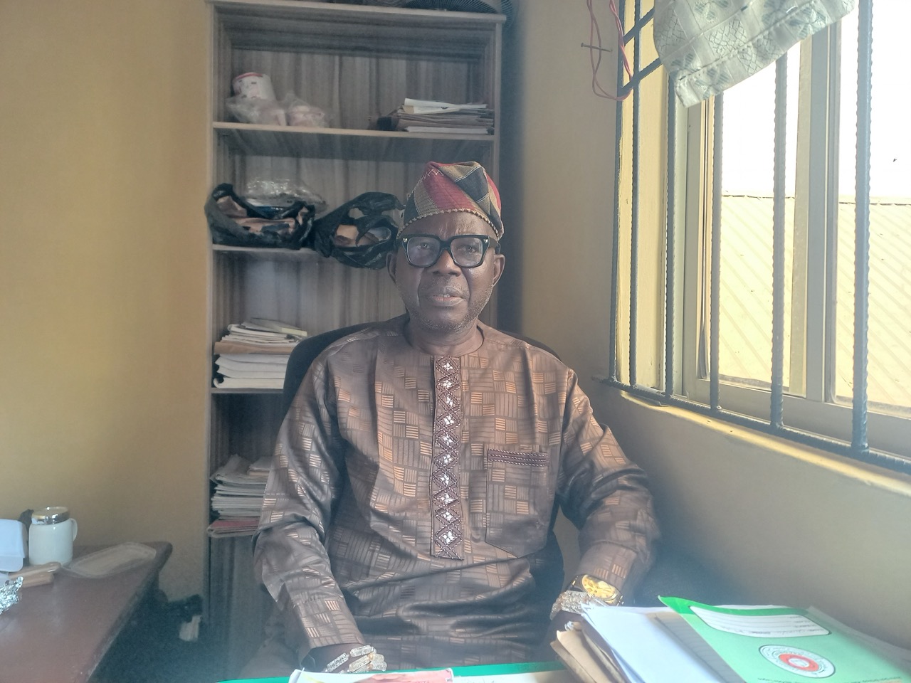 Chief Tajudeen Olukolu, traditional ruler. Credit: Afeez Bolaji