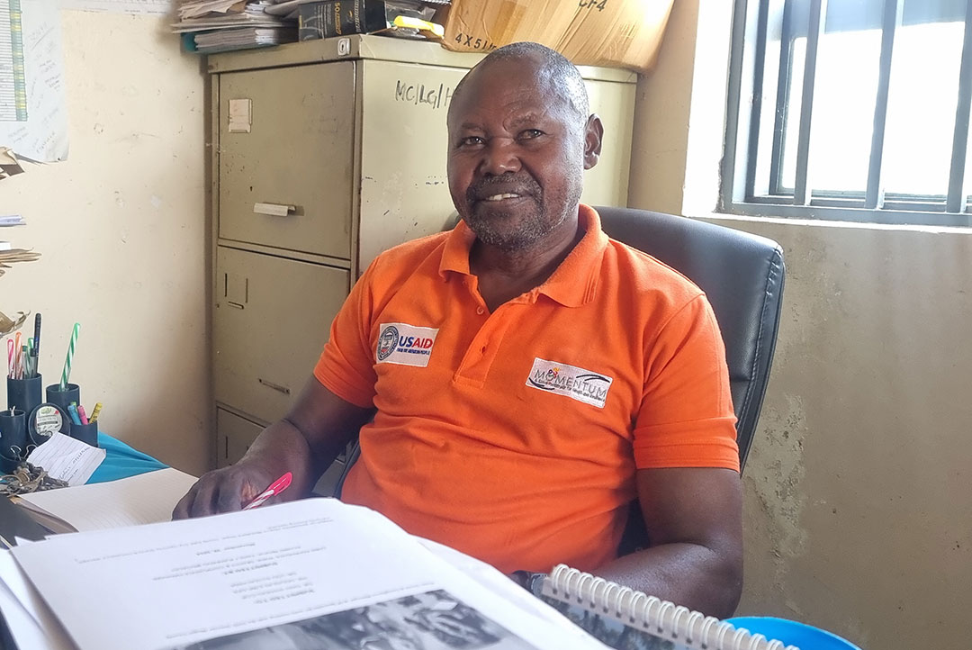 County Health Director of Magwi County, Martin Okot. Credit: Winnie Cirino
