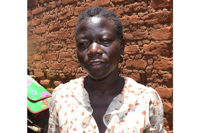 Gloria Eyotaru amother of three in vurra subcounty Arua district. Credit: John Musenze