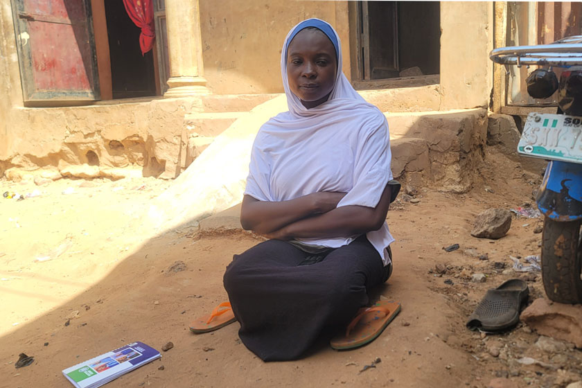 Hadiza Bello, a 32-year-old survivor and mother. Credit: Tunde Omolehin