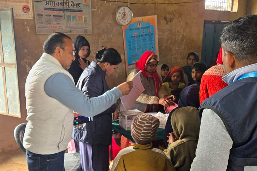 Health officials team at a vaccination centre during the diphtheria outbreak. Credit: (Supplied image)