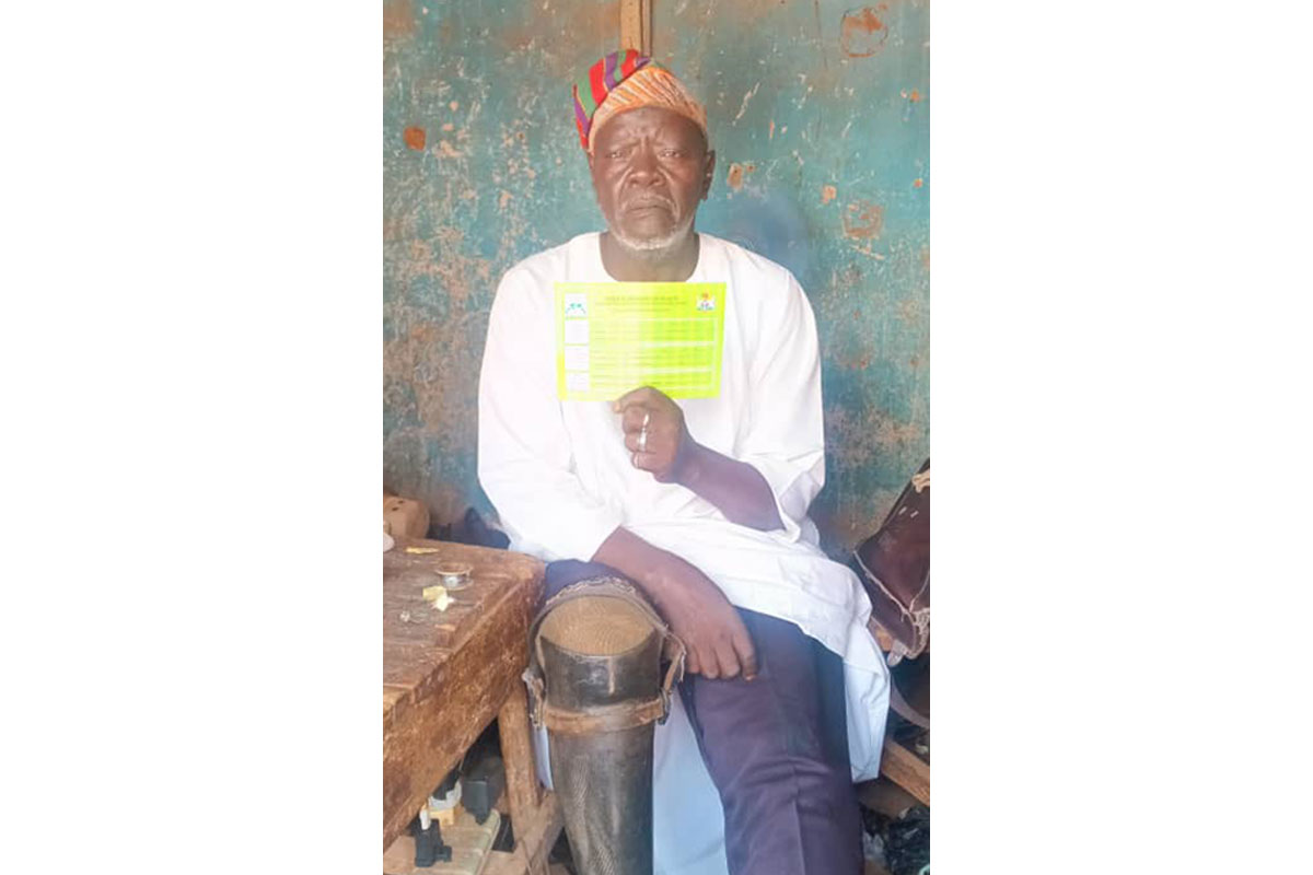 Ibrahim Haruna says the vaccine came at the right time. Credit: Alex Uagbanoje