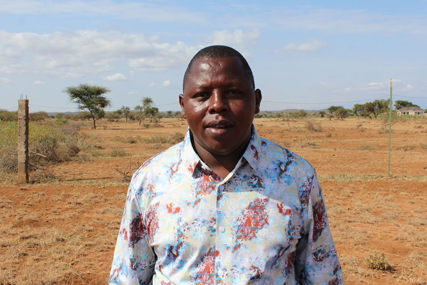 Jonah Simanka a Community Healthy Assistant in Mbirikani during our interview. Credit: Lenah Bosibori