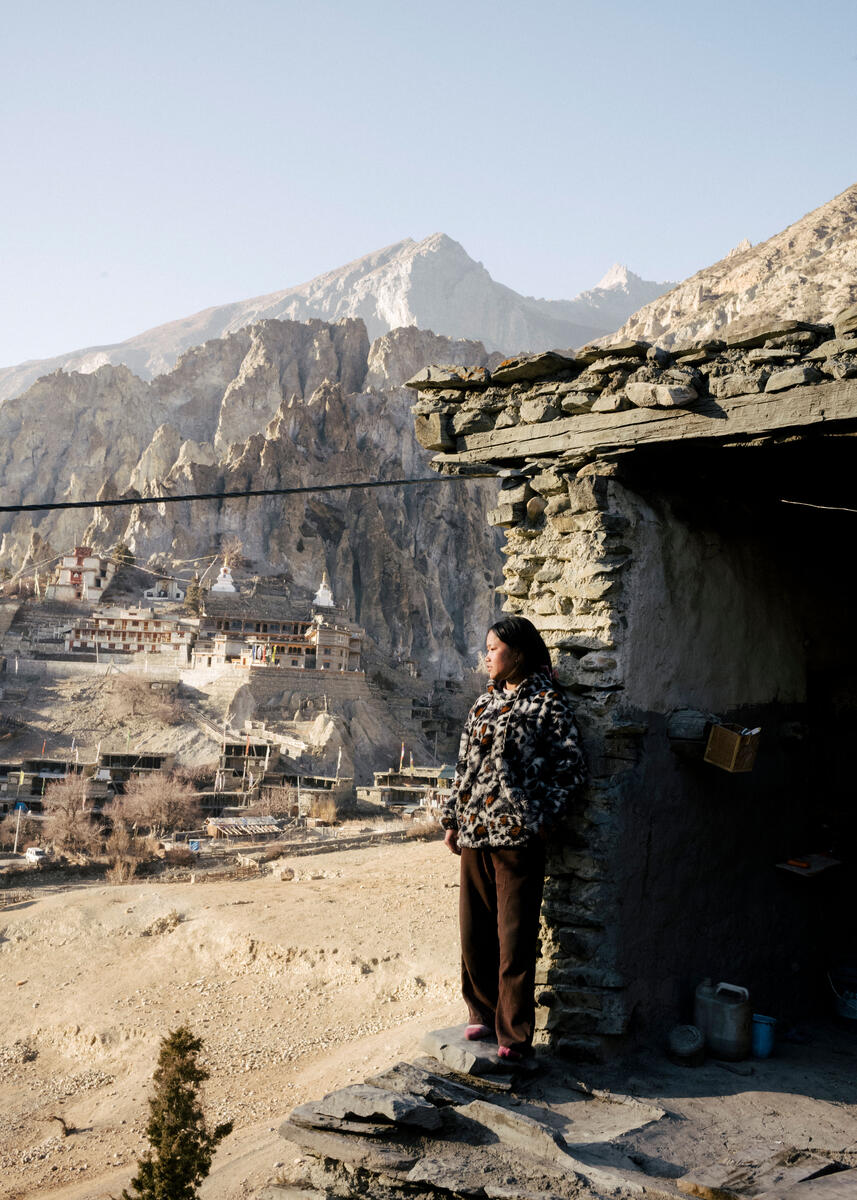 View over the village. Timang, Nepal. March 5, 2025.