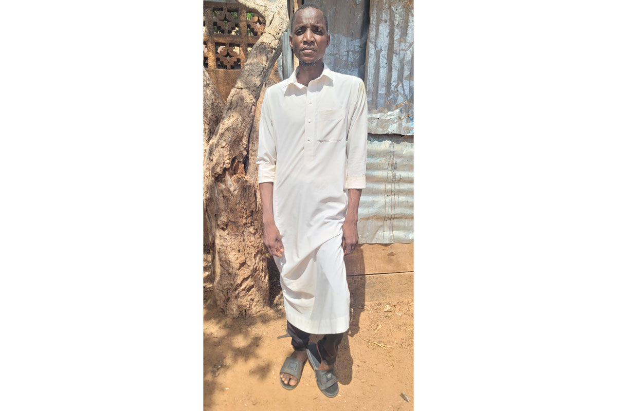 Nuradeen Abubakar, 32-year-old Secreatry of the Polio Survivors Association in Sokoto State