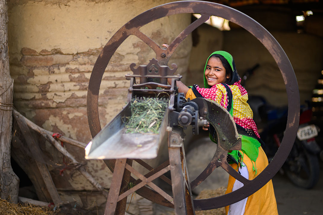 Rehana Darji, 14, is a resident of Balapur, Narainapur Rural Municipality Ward Number-3 of Banke district. Gavi/2025/Ajay Maharjan