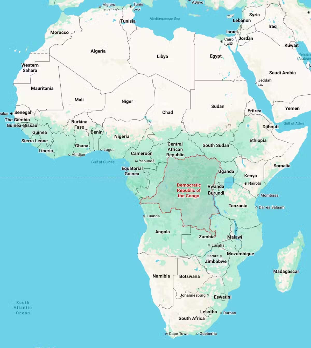 The latest outbreak is in the Democratic Republic of Congo, where Ebola was first detected almost 50 years ago. The 2013-16 outbreak occured in West Africa. Google Maps, CC BY