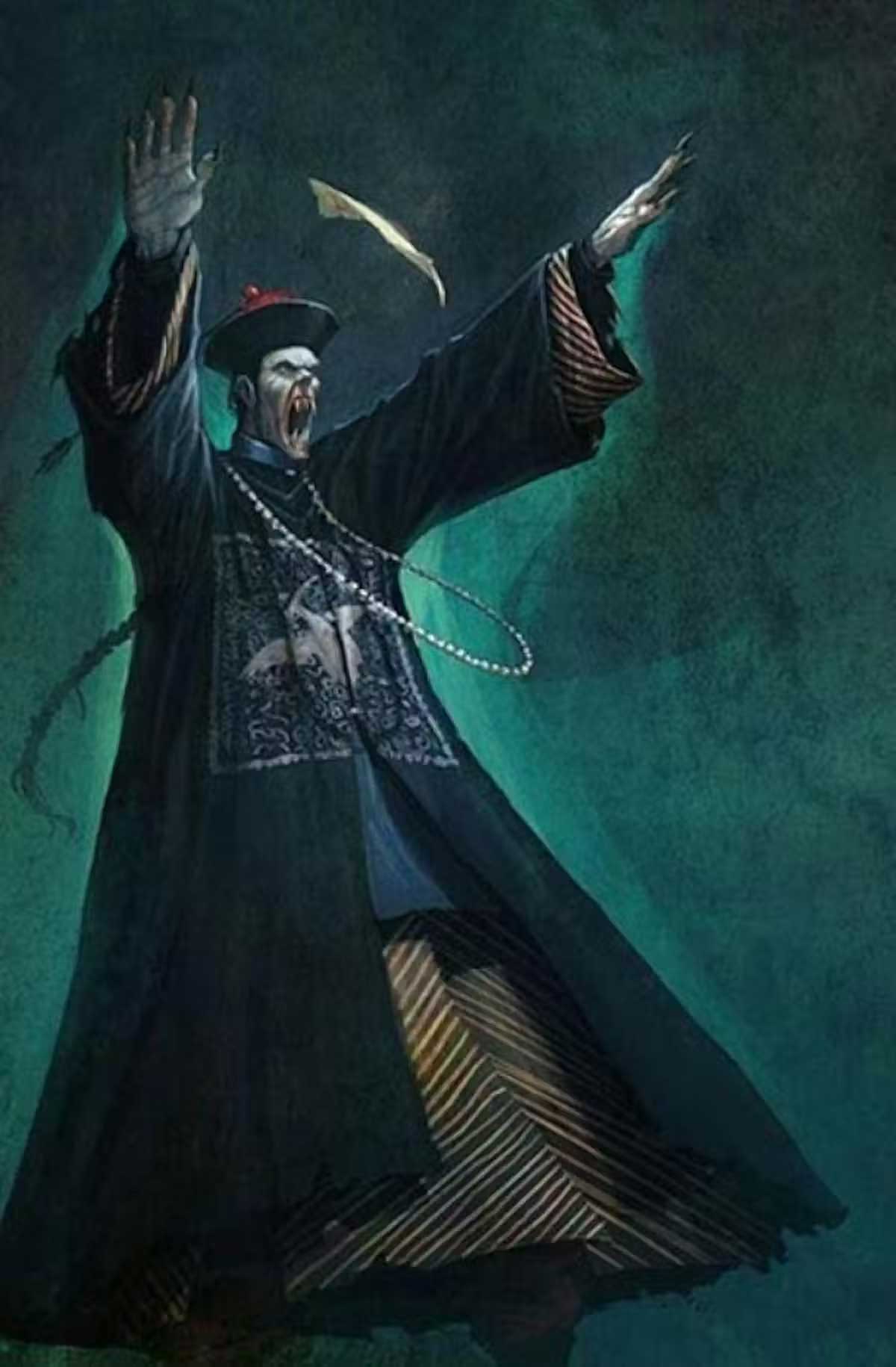 Jiangshi, or hopping zombies, were corpses reanimated when a soul couldn’t leave after a violent death. Ed5005000 via Sleeping Dogs Wiki, CC BY-SA