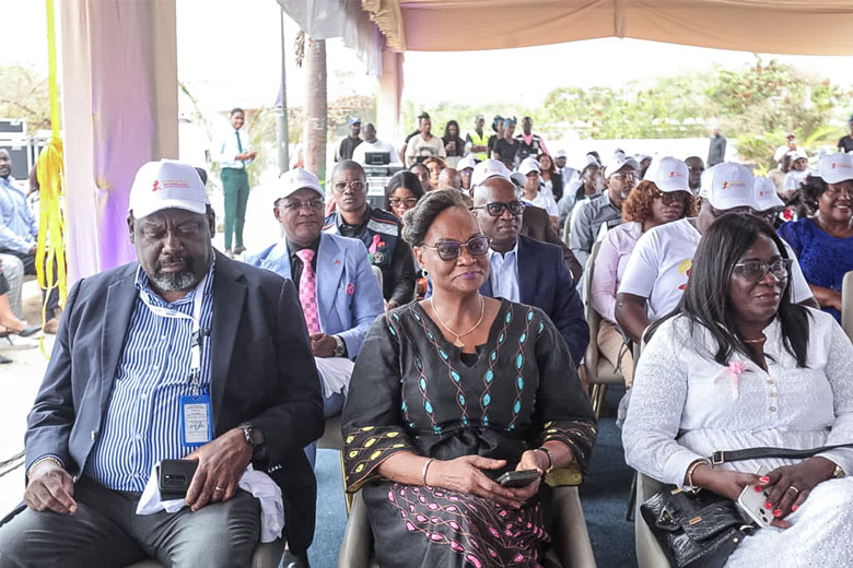 Several health personalities attended the launch event of the campaign in Luanda. Credit: Jornal de Angola