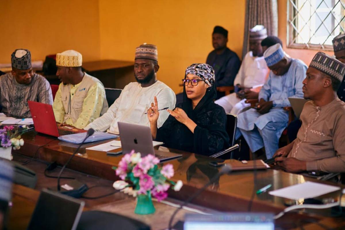 Datharm founder Amina Ahmad Nagogo in session on MCHTrack wth KSPHCA officials. Credit: Datharm