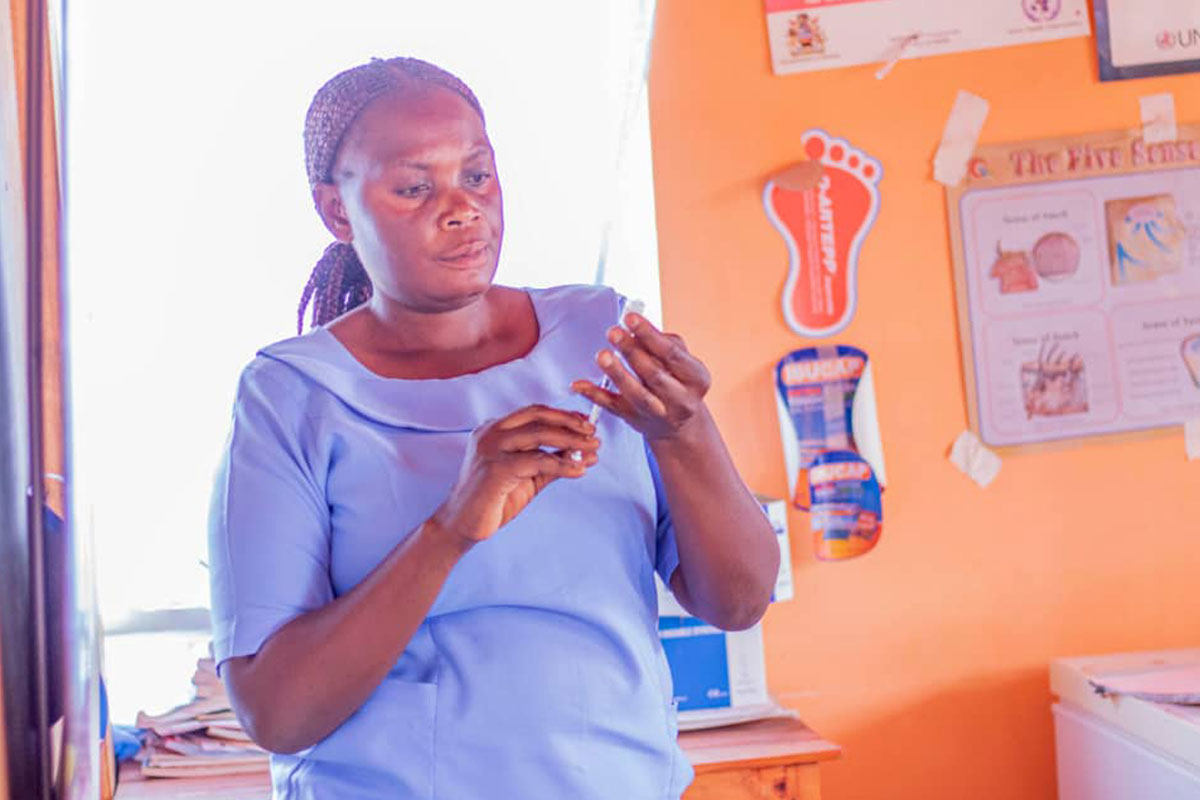 Nurse Norah Phiri. Credit: Lucy Msukwa
